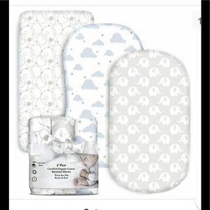 Cambria baby set of 3 fitted sheets